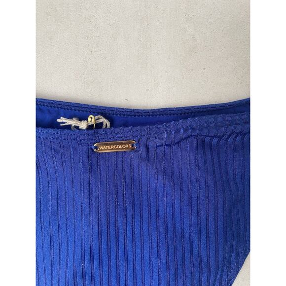 Kenny Flowers Swim Sporty Bikini Bottom Ribbed Capri Swimwear - Picture 6 of 11